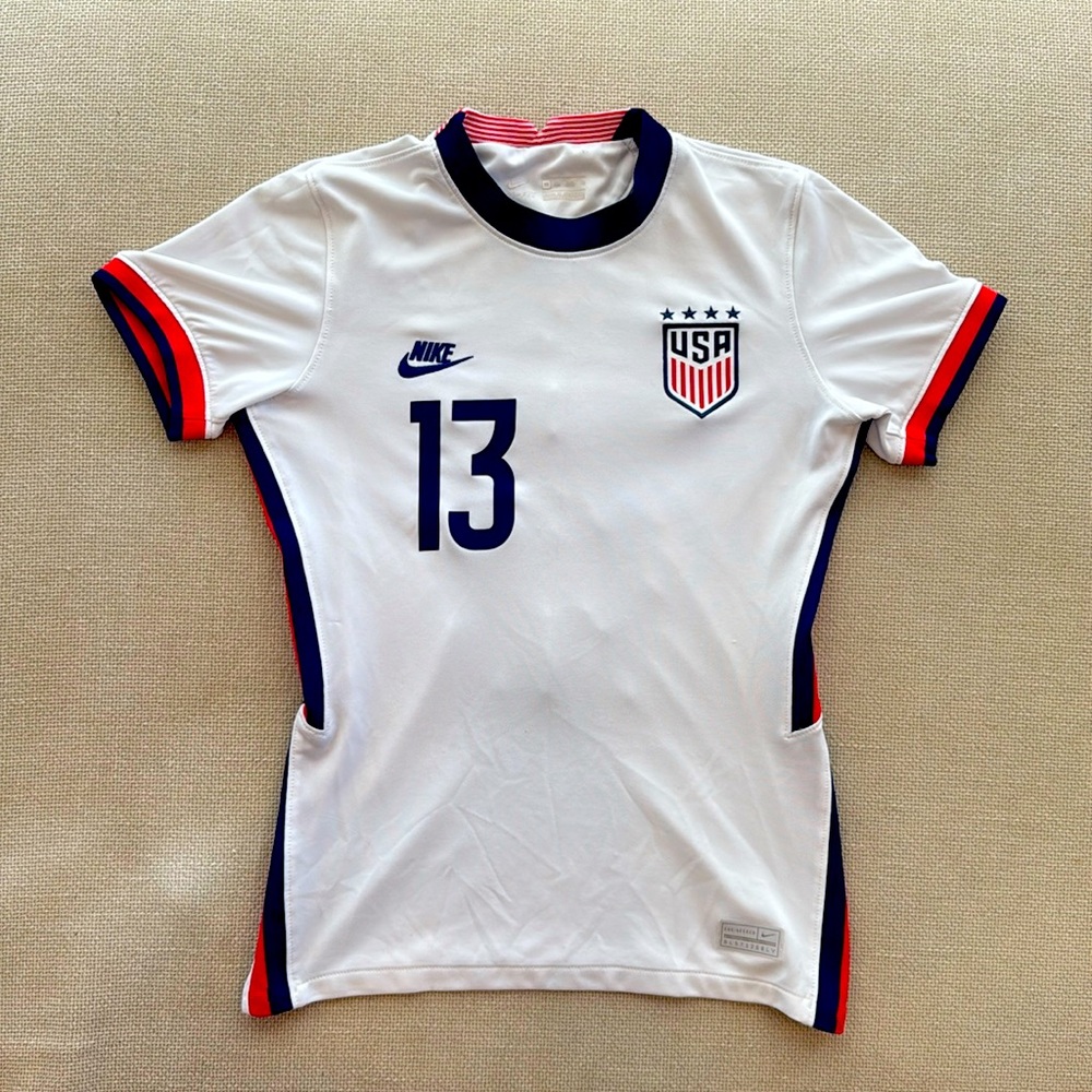 Nike USA Women's Alex Morgan #13 USWNT 2019 Home Soccer Jersey